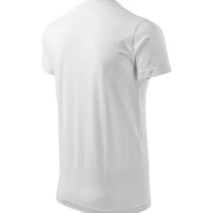 Tricou unisex HEAVY V-NECK 111 - alb