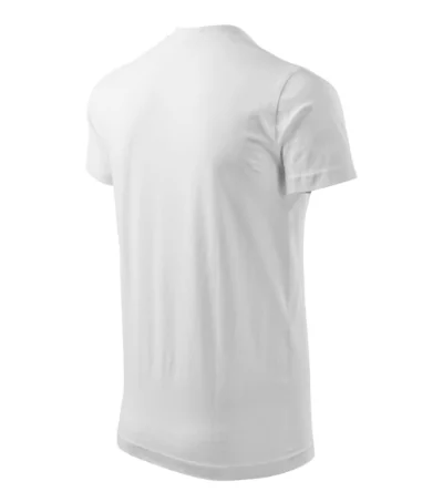 Tricou unisex HEAVY V-NECK 111 - alb