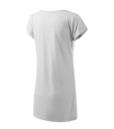 Tricou/rochie pentru damă LOVE 123 - alb