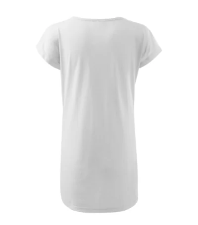 Tricou/rochie pentru damă LOVE 123 - alb
