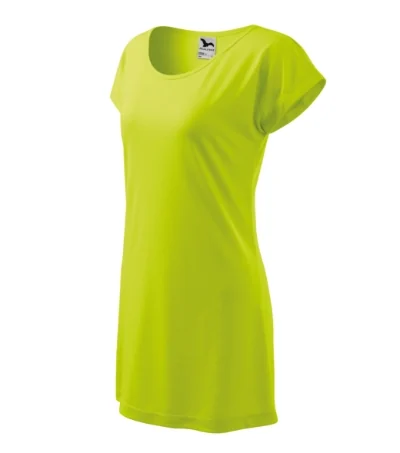 Tricou/rochie pentru damă LOVE 123 - lime