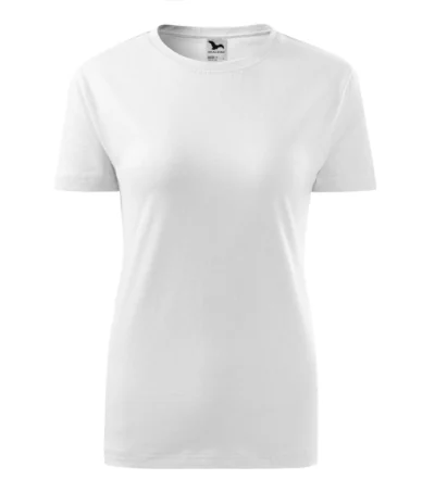 Tricou pentru damă CLASSIC NEW 133 - alb Tricou pentru damă CLASSIC NEW 133 - alb