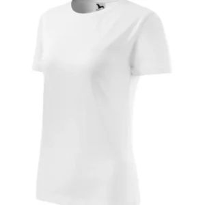 Tricou pentru damă CLASSIC NEW 133 - alb Tricou pentru damă CLASSIC NEW 133 - alb