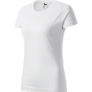 Tricou pentru damă BASIC 134 - alb