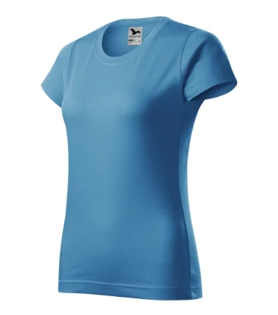 Tricou pentru damă BASIC 134 - albastru azuriu