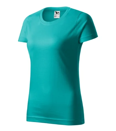 Tricou pentru damă BASIC 134 - verde smarald