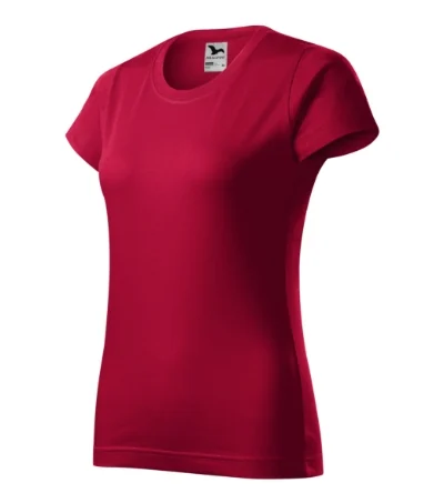 Tricou pentru damă BASIC 134 - roşu marlboro