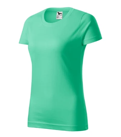 Tricou pentru damă BASIC 134 - verde mentă