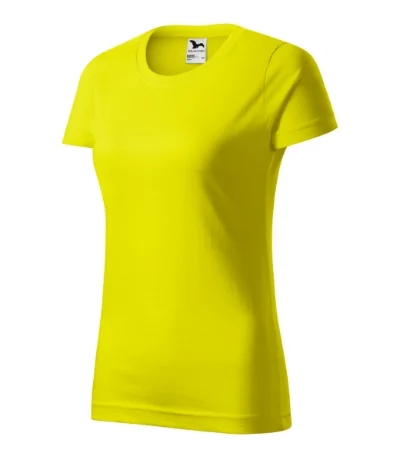 Tricou pentru damă BASIC 134 - lămâie