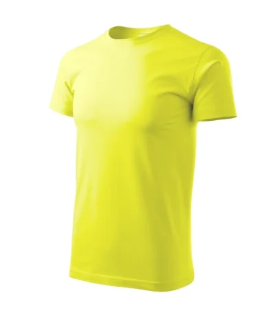 Tricou unisex HEAVY NEW 137 - galben neon