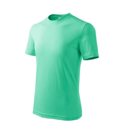 Tricou pentru copii BASIC 138 - verde mentă