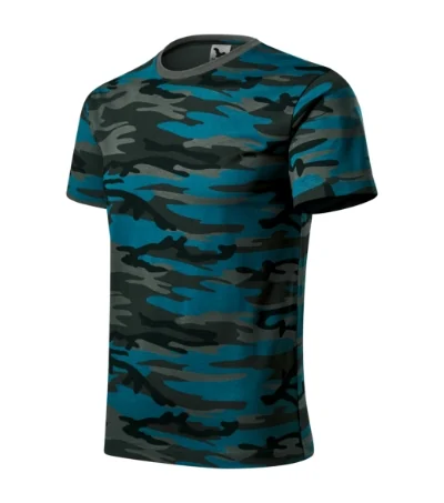 Tricou unisex CAMOUFLAGE 144 - camouflage petrol