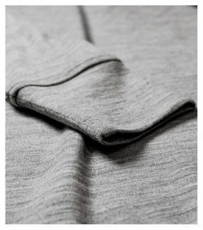 Tricou pentru bărbaţi MERINO RISE LS 159 - gri închis