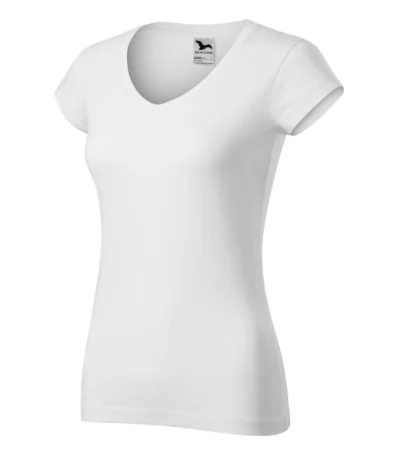 Tricou pentru damă FIT V-NECK 162 - alb