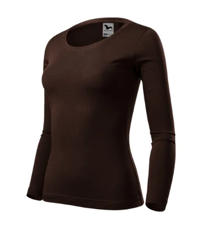 Tricou pentru damă FIT-T LS 169 - cafea