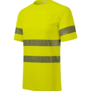 Tricou unisex HV DRY 1V8 - galben reflectorizat Tricou unisex HV DRY 1V8 - galben reflectorizat