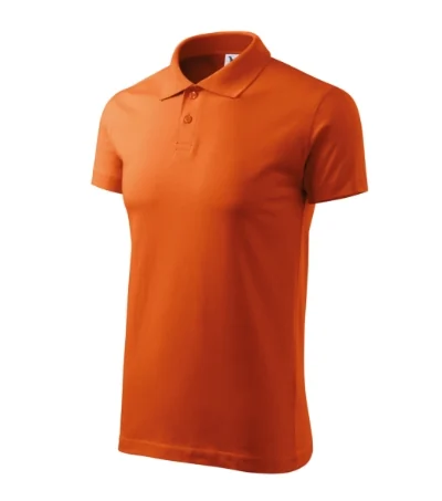 Tricou polo pentru bărbaţi SINGLE J. 202 - portocaliu