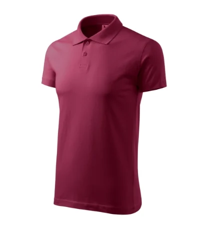Tricou polo pentru bărbaţi SINGLE J. 202 - garnet