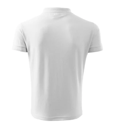 Tricou polo pentru bărbaţi PIQUE POLO 203 - alb