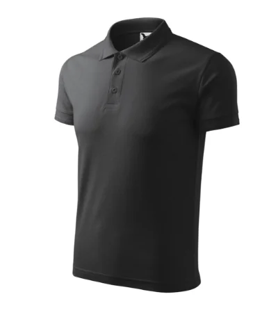 Tricou polo pentru bărbaţi PIQUE POLO 203 - antracit melanj