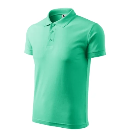 Tricou polo pentru bărbaţi PIQUE POLO 203 - verde mentă