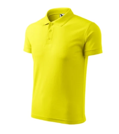 Tricou polo pentru bărbaţi PIQUE POLO 203 - lămâie