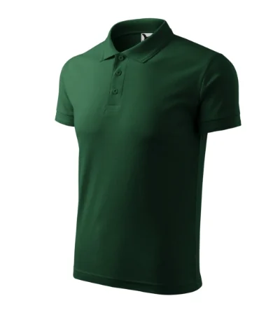 Tricou polo pentru bărbaţi PIQUE POLO 203 - dark green