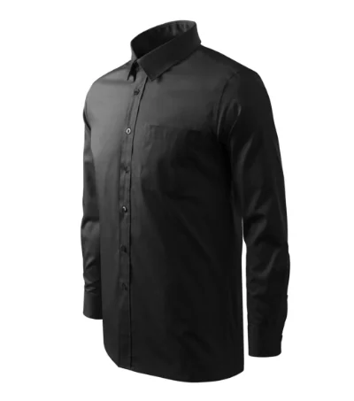 Cămaşă pentru bărbaţi STYLE LS 209 - negru