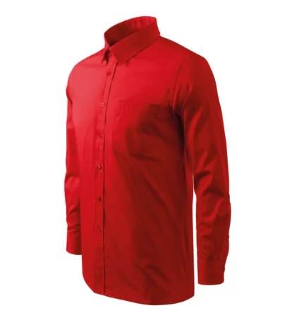 Cămaşă pentru bărbaţi STYLE LS 209 - roşu