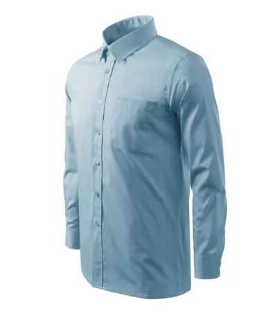 Cămaşă pentru bărbaţi STYLE LS 209 - albastru deschis