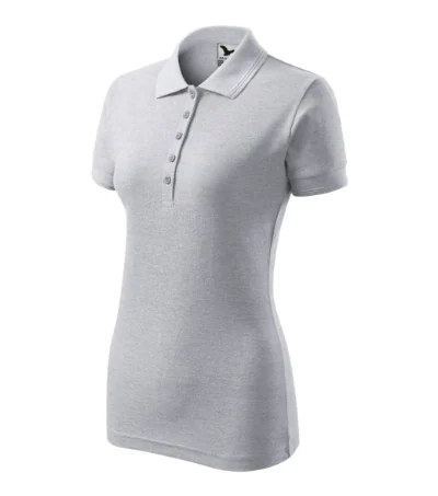 Tricou polo pentru damă PIQUE POLO 210 - gri deschis