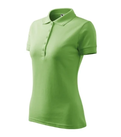 Tricou polo pentru damă PIQUE POLO 210 - verde iarbă