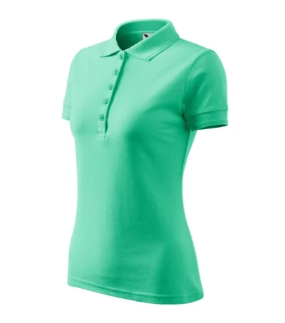 Tricou polo pentru damă PIQUE POLO 210 - verde mentă