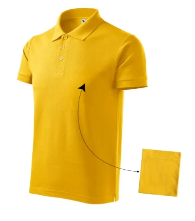 Tricou polo pentru bărbaţi COTTON 212 - galben