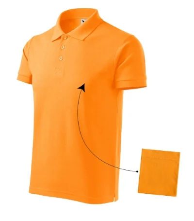 Tricou polo pentru bărbaţi COTTON 212 - tangerine orange