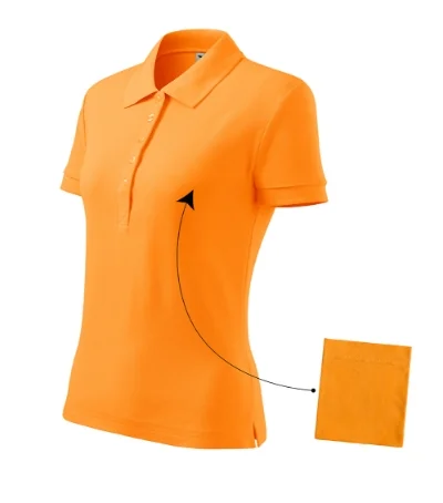Tricou polo pentru damă COTTON 213 - tangerine orange