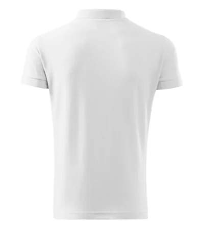 Tricou polo pentru bărbaţi COTTON HEAVY 215 - alb