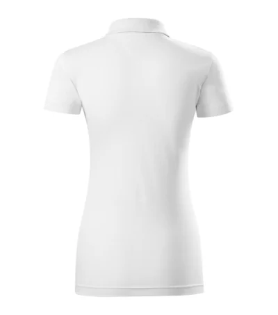 Tricou polo pentru damă SINGLE J. 223 - alb