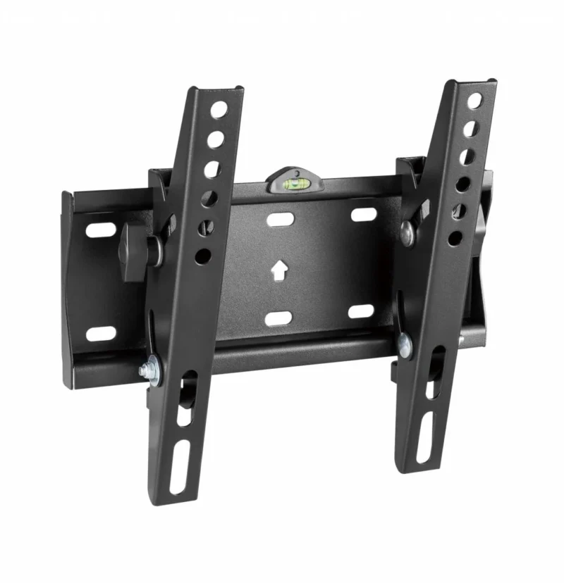2342T_01 Suport de perete Akai cu inclinatie +12/-12°, diagonala display 23"-42", VESA min. 75x75, VESA max. 200x200, suporta pana la 30kg, distanta fata de perete 53mm, negru