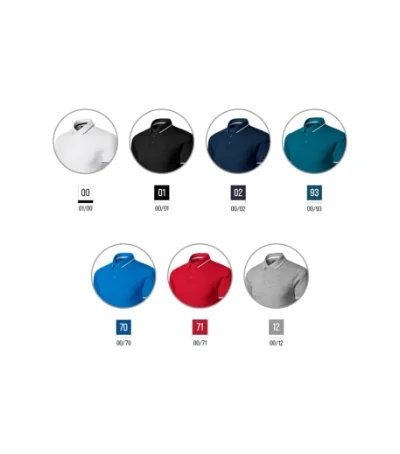 Tricou polo pentru bărbaţi PERFECTION PLAIN 251 - alb