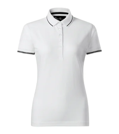 Tricou polo pentru damă PERFECTION PLAIN 253 - alb Tricou polo pentru damă PERFECTION PLAIN 253 - alb