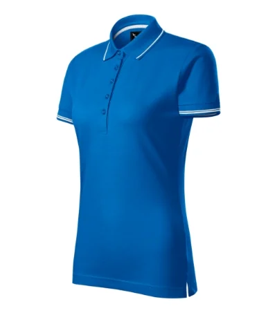 Tricou polo pentru damă PERFECTION PLAIN 253 - snorkel blue