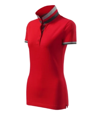Tricou polo pentru damă COLLAR UP 257 - formula red