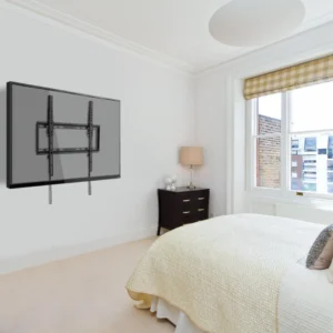 Suport de perete Akai cu inclinatie 0/-8°, diagonala display 32"-55", VESA min. 200x200, VESA max. 400x400, suporta pana la 35kg, distanta fata de perete 20,5mm, negru