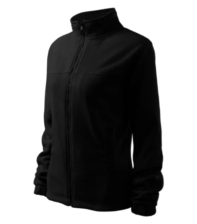 Jachetă fleece pentru damă JACKET 504 - negru 01 (brand label)