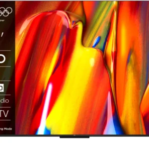 Televizor Smart QLED TCL 50V5C, 126 cm, Full HD, Negru