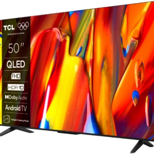 Televizor Smart QLED TCL 50V5C, 126 cm, Full HD, Negru
