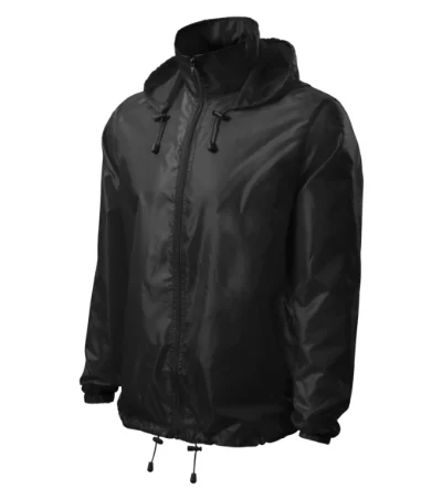 Jachetă de protecţie împotriva vântului unisex WINDY 524 - negru