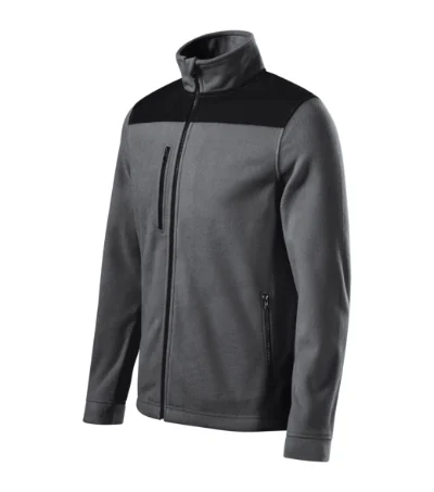 Jachetă fleece unisex EFFECT 530 - gri metalic