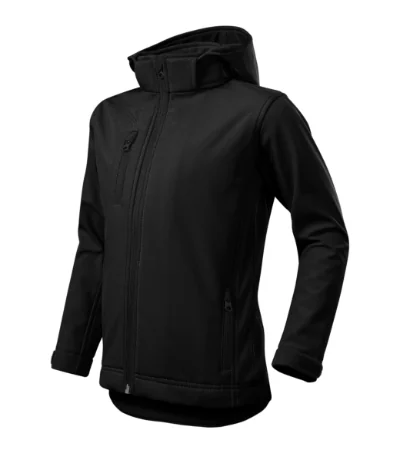 Jachetă softshell pentru copii PERFORMANCE 535 - negru